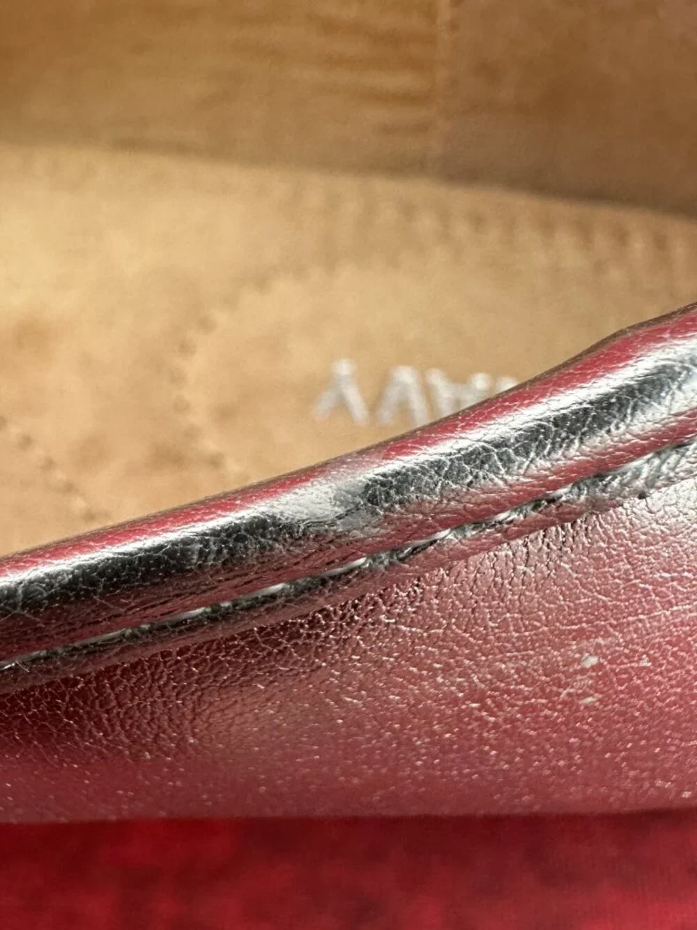 OLD NAVY MARY JANES WOMEN BALLET FLATS METALIC SLIVER FINISH SQUARE TOE SIZE 6